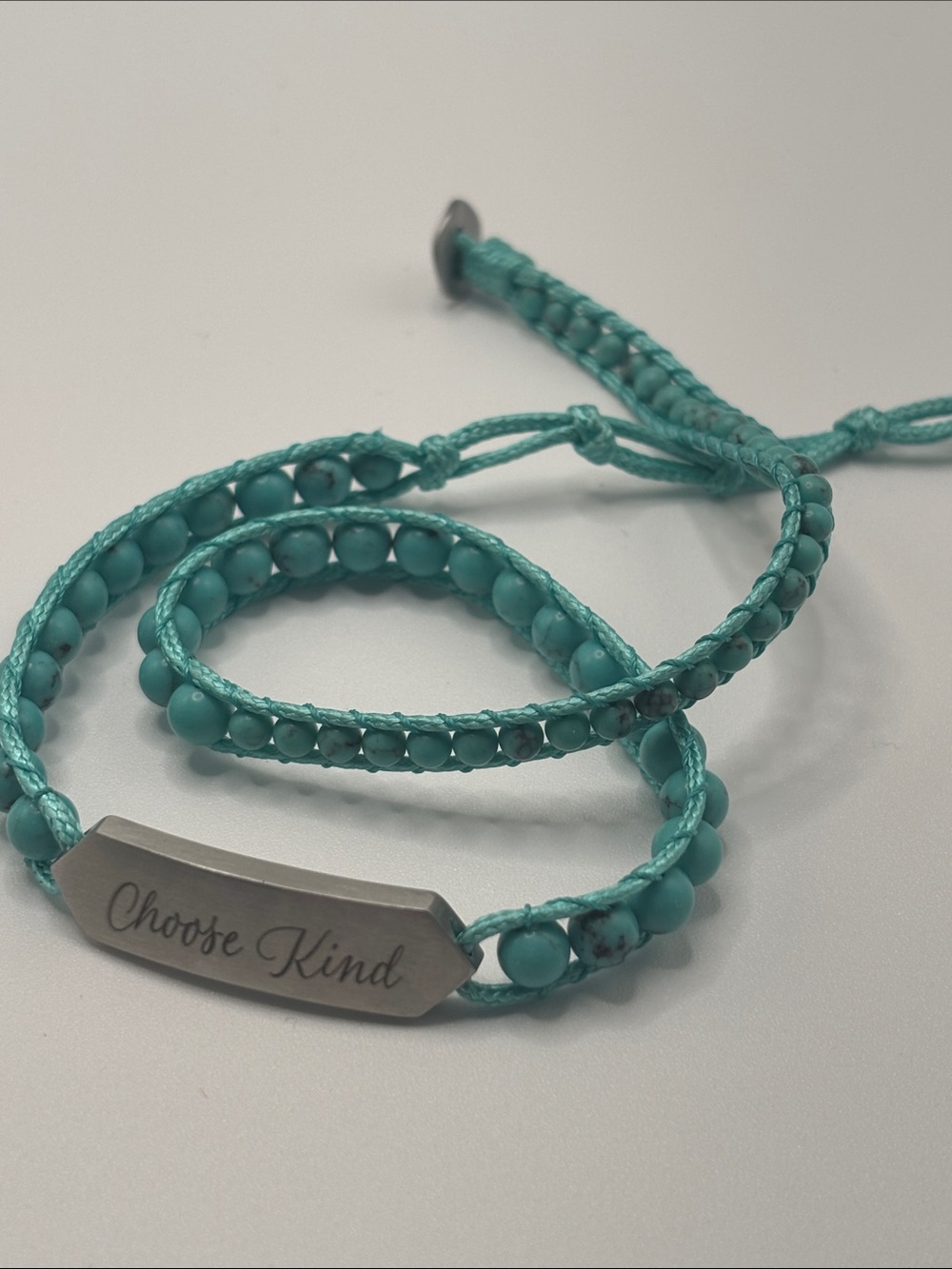 KEEP Collective Turquoise Braided Beaded Wrap Bracelet